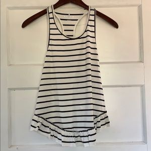 Kate Spade Take a Leap Ruffle Tank